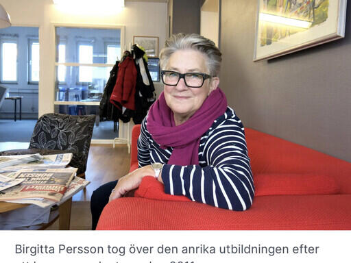 Artikel i Gefle Dagblad - Anrik skola flyttar in i Yllefabriken i Järbo, nära Kungsberget